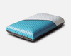 cooling pillow with blue gel cooling surface