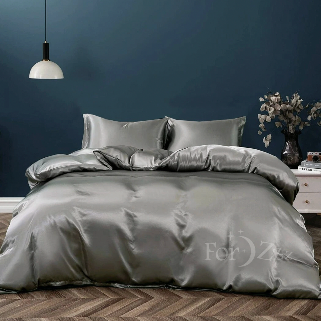 Silk Satin Quilt Cover Set – Smooth Hair, Glowing Skin, Luxe Sleep