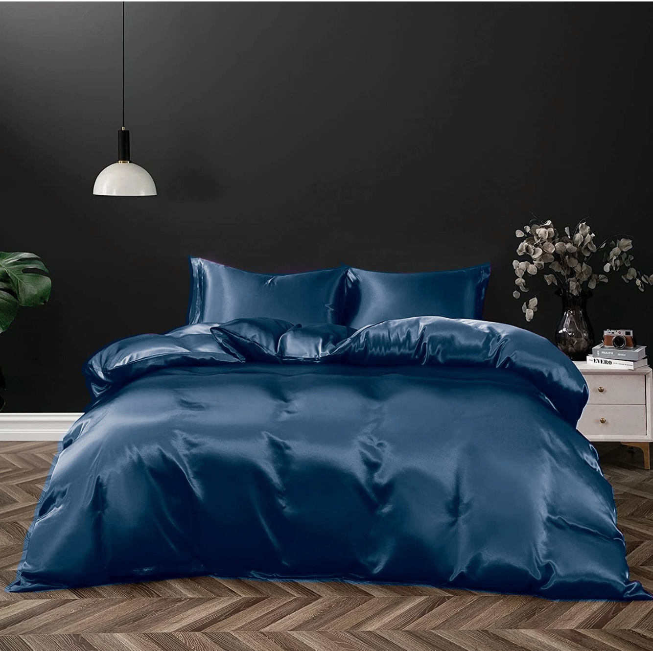 Silk Satin Quilt Cover Set – Smooth Hair, Glowing Skin, Luxe Sleep