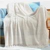 Knitted Throw Blanket – Lightweight Warmth, Instant Cosy Comfort