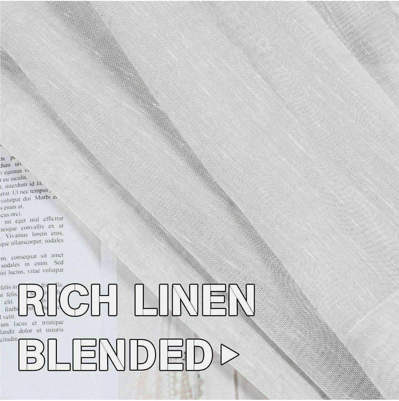 Linen Semi-Sheer Curtains – Soften Light, Elevate Style, Enhance Privacy