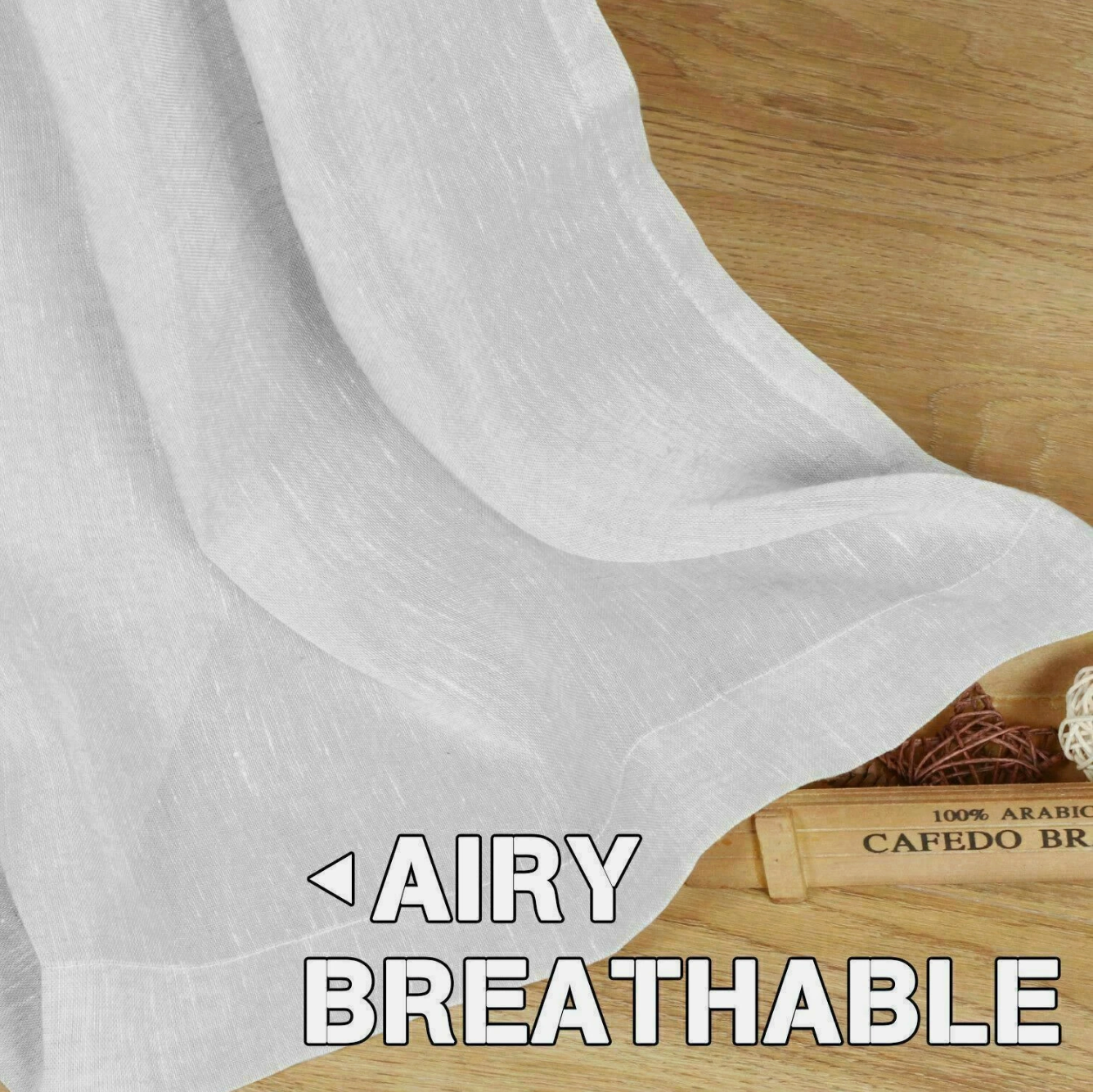 Linen Semi-Sheer Curtains – Soften Light, Elevate Style, Enhance Privacy