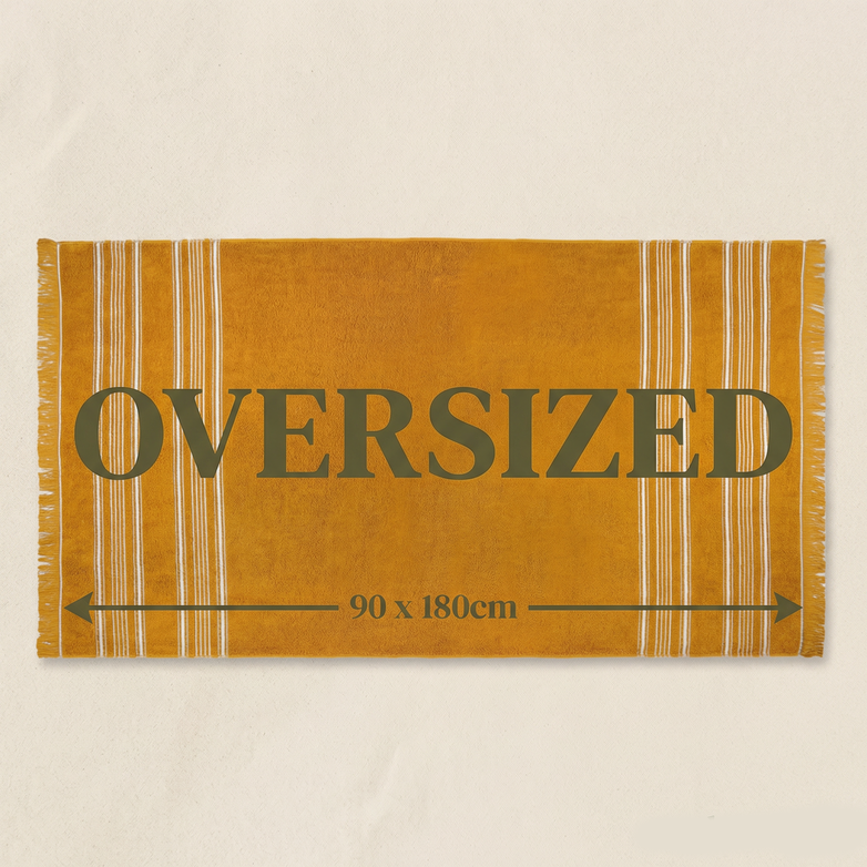Turkish Beach Towel - Sand Free, Quick Dry & Oversized
