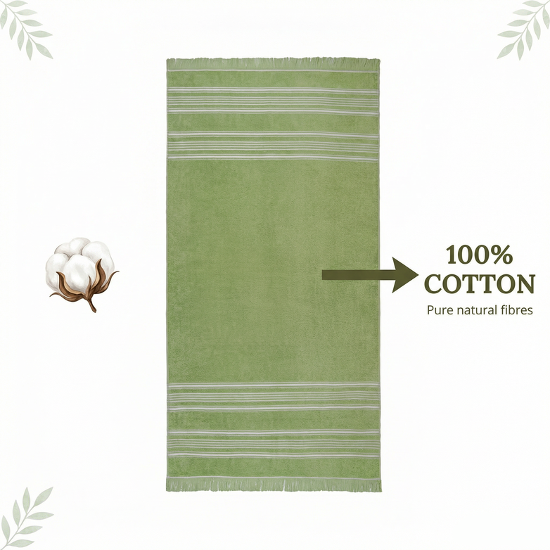 Turkish Beach Towel - Sand Free, Quick Dry & Oversized