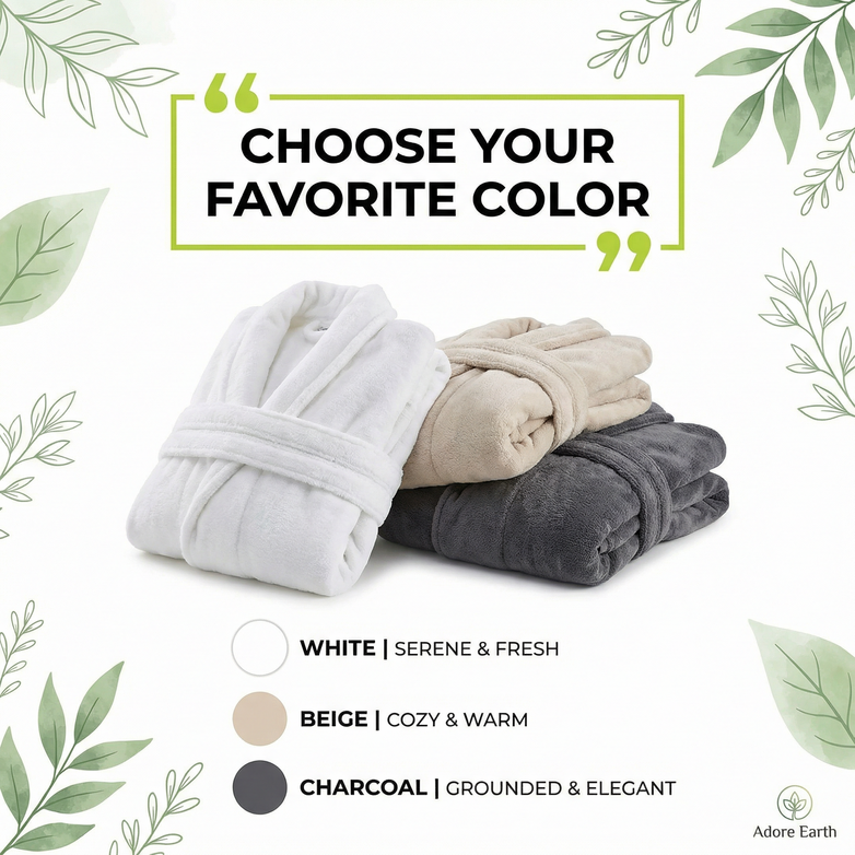 Premium Cotton Bathrobe - Spa-Level Softness, Hotel Luxury