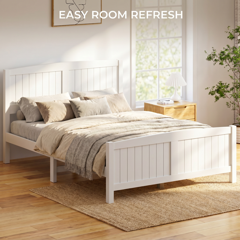 Timber Bed Frame - Stop Squeaky Frames, Eliminate Sagging Base Problems Fast