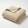 Organic Cotton Waffle Blanket – Boost Breathability, Relax in Comfort