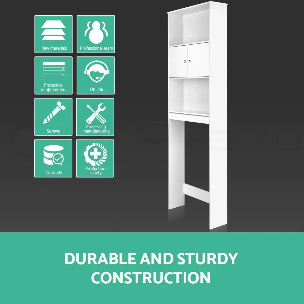 Laundry Cabinet Shelf – Over Toilet Shelf, Maximise Space, Declutter Instantly
