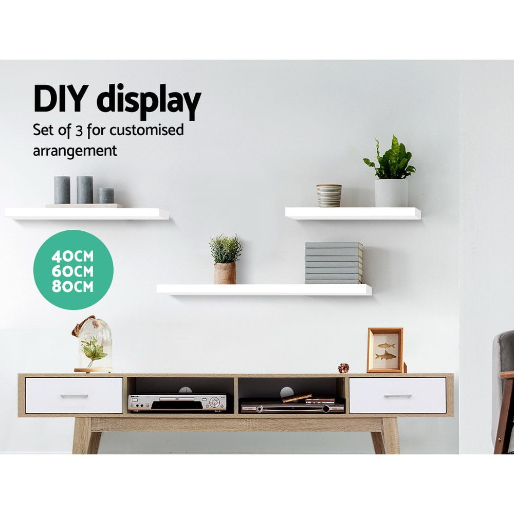 Floating Wall Shelves - Transform Walls, Organise With Ease