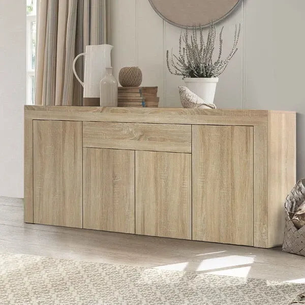 Oak Buffet Cabinet Sideboard – Add Warmth to Your Home, Maximise Storage