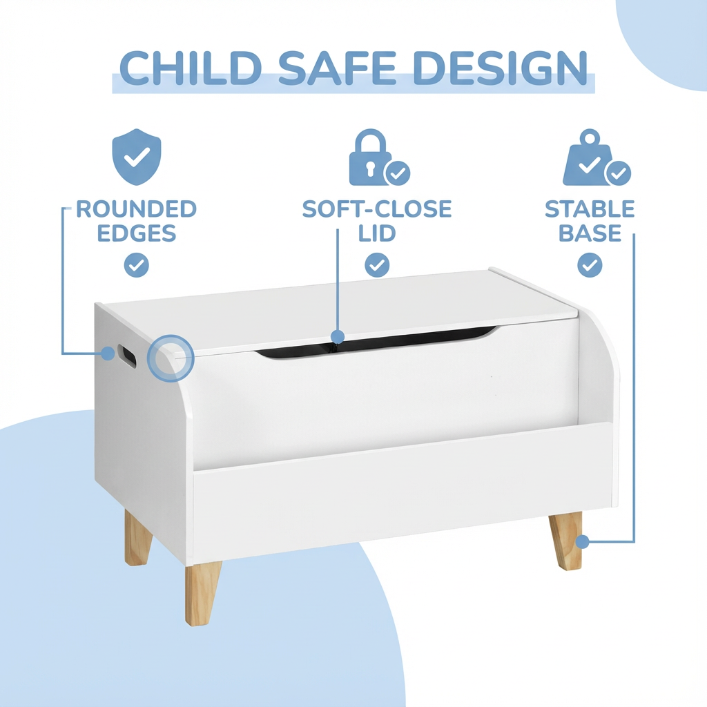 Toy Box Bookshelf – Toy Chest, Store More, Organise With Ease