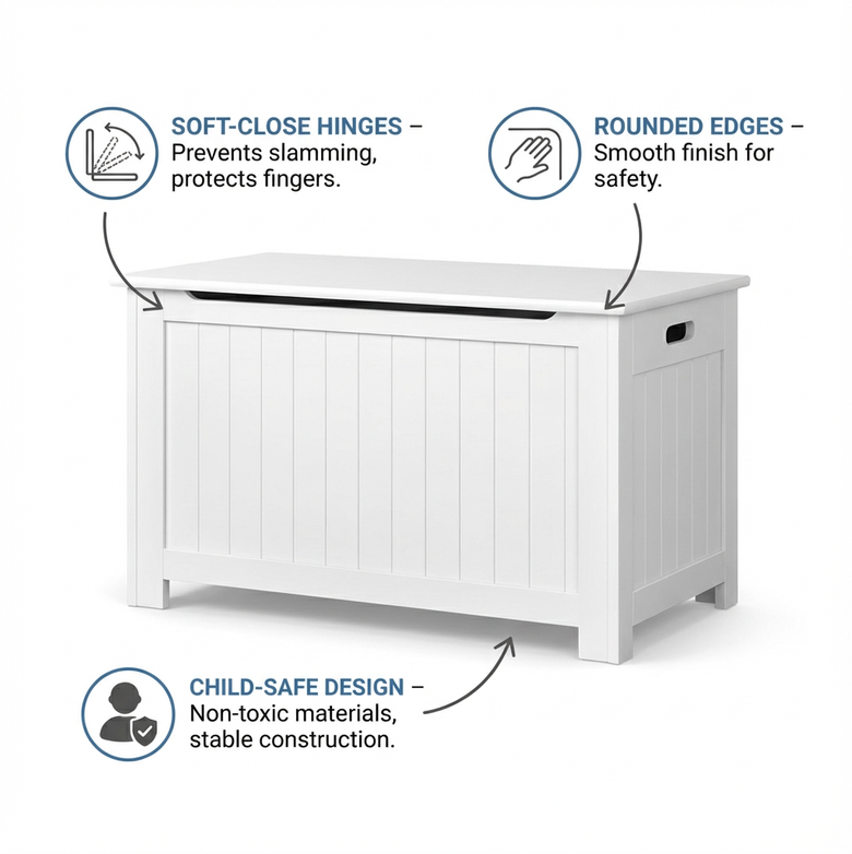 Toy Box – Toy Chest, Store More, Organise With Ease