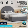 LED Gas Lift Bed - Clear Bedroom Clutter, Customise Ambience Lighting Fast