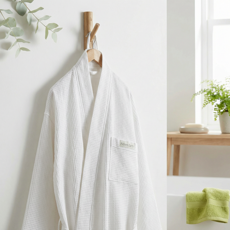 Premium Cotton Bathrobe - Spa-Level Softness, Hotel Luxury
